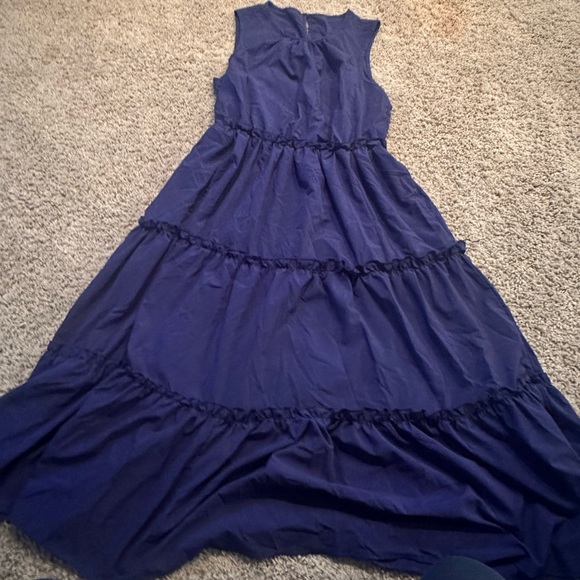 Navy midi dress - Picture 1 of 1